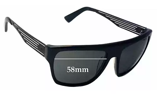 Sunglass Fix Replacement Lenses for Smith Unknown Model - 58mm Wide 