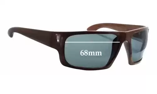 Sunglass Fix Replacement Lenses for Solari Solari 016 - 68mm Wide 