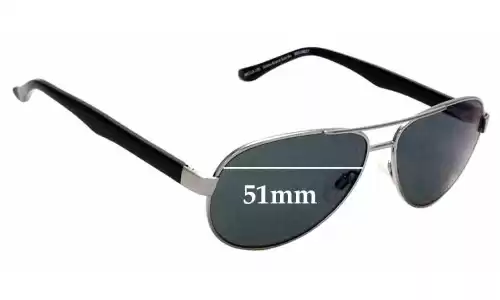 Sunglass Fix Replacement Lenses for Specsavers Costa Brava - 58mm Wide 