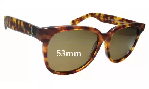 Sunglass Fix Verres de Remplacement pour The Royal Aquamarine The Hearst - 54mm Wide 