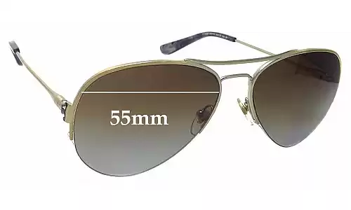 Sunglass Fix Replacement Lenses for Tory Burch TY6038 - 55mm Wide Tory Burch TY6038 Replacement Lenses 55mm wide