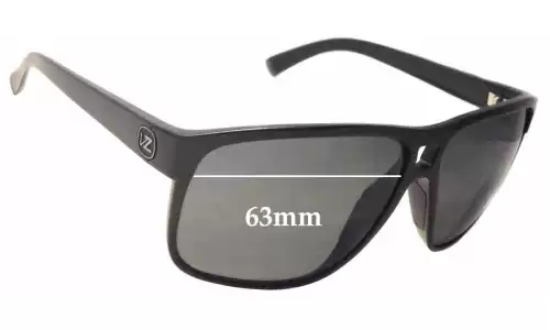 Sunglass Fix Replacement Lenses for Von Zipper Blotto - 63mm Wide Sunglass Fix Replacement Lenses for Von Zipper Blotto - 63mm Wide