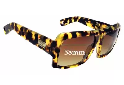 Von Zipper Reuben Replacement Lenses 58mm wide 