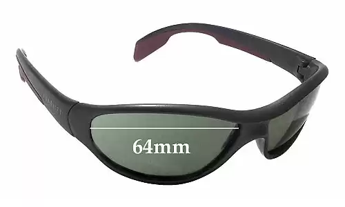 Sunglass Fix Replacement Lenses for Vuarnet VL0109 - 64mm Wide 