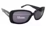 Sunglass Fix Replacement Lenses for Yves Saint Laurent YSL6233/S - 55mm Wide 