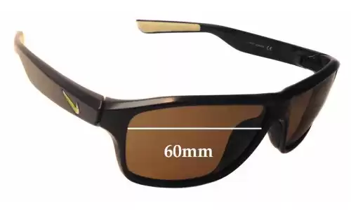 Sunglass Fix Lentes de Repuesto para Nike EV0789 Premier 6.0 - 60mm Wide 