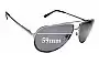 Sunglass Fix Replacement Lenses for Alex Perry AP Sun Rx 07 - 59mm Wide 