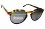 Sunglass Fix Replacement Lenses for Bailey Nelson  Bobby - 51mm Wide 