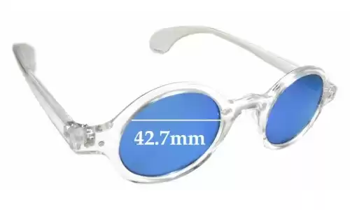 Sunglass Fix Replacement Lenses for Beison  3020 - 43mm Wide 