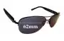 Sunglass Fix Replacement Lenses for Bvlgari 5011 - 62mm Wide 