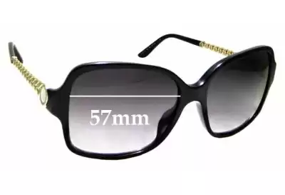 Bvlgari 8125-H Replacement Lenses 57mm wide 