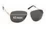 Sunglass Fix Lentes de Repuesto para Cancer Council BroadBeach - 61mm Wide 