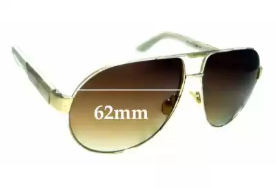 Carrera Daytona 1 Ersatzgläser 62mm wide 