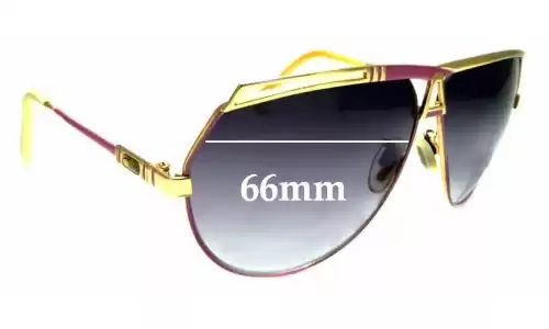 Sunglass Fix Replacement Lenses for Cazal MOD 954 - 66mm Wide 
