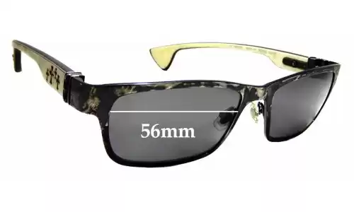 Sunglass Fix Replacement Lenses for Chrome Hearts Dixon - 56mm Wide 