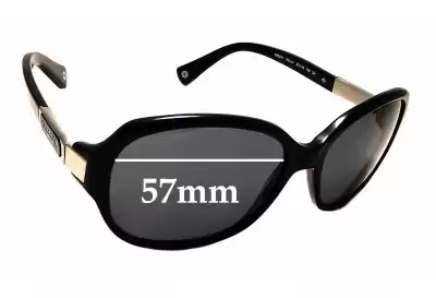 Coach HC8039 Annette Replacement Lenses 57mm wide 
