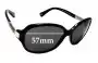 Sunglass Fix Verres de Remplacement pour Coach HC8039 Annette - 57mm Wide 