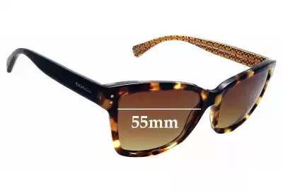 Coach HC8107 Archie Replacement Lenses 55mm wide 