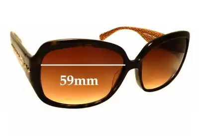Coach HC8027 Scarlett Replacement Lenses 59mm wide 