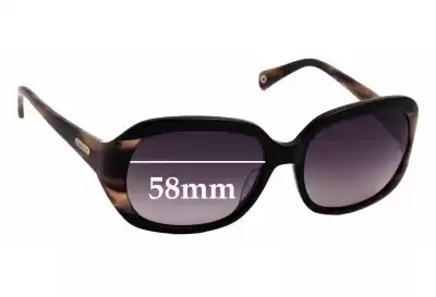 Coach S2006 Replacement Lenses 58mm wide 