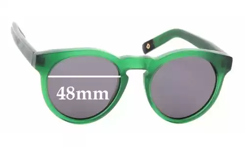 Sunglass Fix Lentes de Repuesto para Dick Moby LHR - 48mm Wide 
