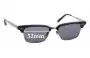 Sunglass Fix Replacement Lenses for Dita Statesman Three DXR 2064 A - 52mm Wide 