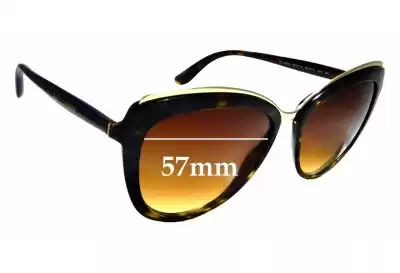 Dolce & Gabbana DG4304 Replacement Lenses 57mm wide 
