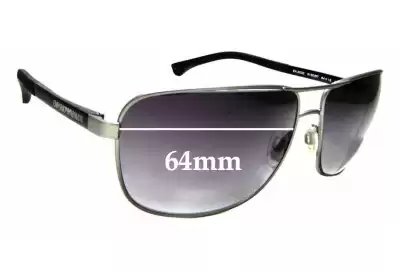 Emporio Armani EA2033 Replacement Lenses 64mm wide 