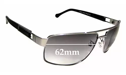 Sunglass Fix Replacement Lenses for Ermenegildo Zegna SZ 3117 - 62mm Wide Sunglass Fix Replacement Lenses for Ermenegildo Zegna SZ 3117 - 62mm Wide
