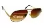 Sunglass Fix Replacement Lenses for Ettore Bugatti EB502/S - 61mm Wide 