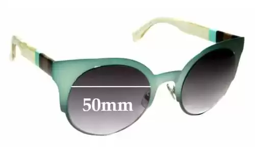 Sunglass Fix Replacement Lenses for Fendi FF 0080/S - 50mm Wide 