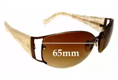 Fendi FS 483 Replacement Lenses 65mm wide 