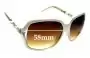 Sunglass Fix Replacement Lenses for Gucci GG3584 - 58mm Wide 