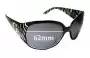 Sunglass Fix Replacement Lenses for Guess GU7250 - 62mm Wide 