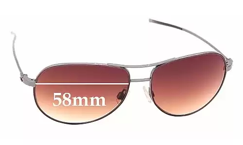Sunglass Fix Replacement Lenses for Hogan HO05 - 58mm Wide 