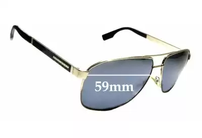 Hugo Boss 0442/S Verres de Remplacement 59mm wide 