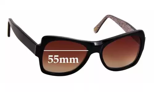 Sunglass Fix Replacement Lenses for Kirk Originals Nymphette - 55mm Wide 