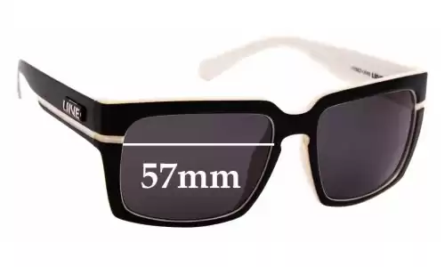 Sunglass Fix Replacement Lenses for Liive La Jolla - 57mm Wide 
