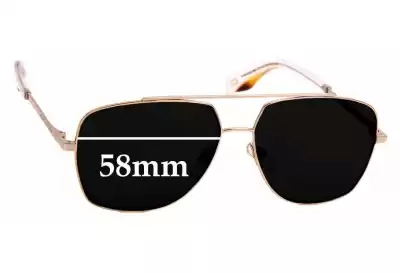 Marc by Marc Jacobs Sun Rx 07 Replacement Lenses 58mm wide 