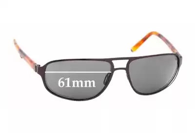 Maui Jim MJ232 Lahainaluna Verres de Remplacement 61mm wide 