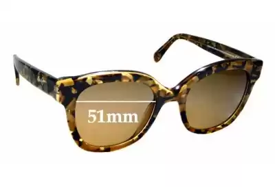 Maui Jim MJ751 Honey Girl Verres de Remplacement 51mm wide 