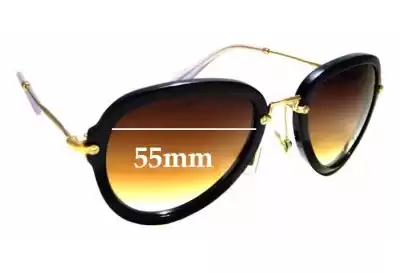 Miu Miu SMU03Q Lentes de Repuesto 55mm wide 