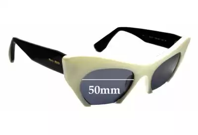 Miu Miu SMU10OS Lentes de Repuesto 50mm wide 