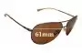Sunglass Fix Replacement Lenses for Nike EV0634 Vintage 82 - 61mm Wide 