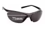 Sunglass Fix Replacement Lenses for Nike EV0476 Impel Swift - 71mm Wide 