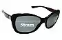 Sunglass Fix Replacement Lenses for Oakley News Flash OO2025 - 56mm Wide 
