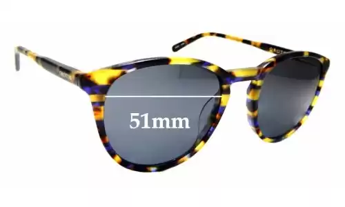 Sunglass Fix Replacement Lenses for Oroton Kiko - 51mm Wide Sunglass Fix Replacement Lenses for Oroton Kiko - 51mm Wide