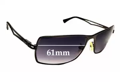 Police S8766 Rush 3 Replacement Lenses 61mm wide 
