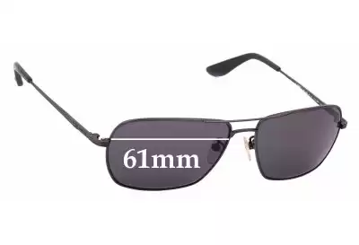 Police Sunset 2 SPL-116G Replacement Lenses 61mm wide 