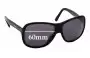 Sunglass Fix Replacement Lenses for Prada SPR01M - 60mm Wide 
